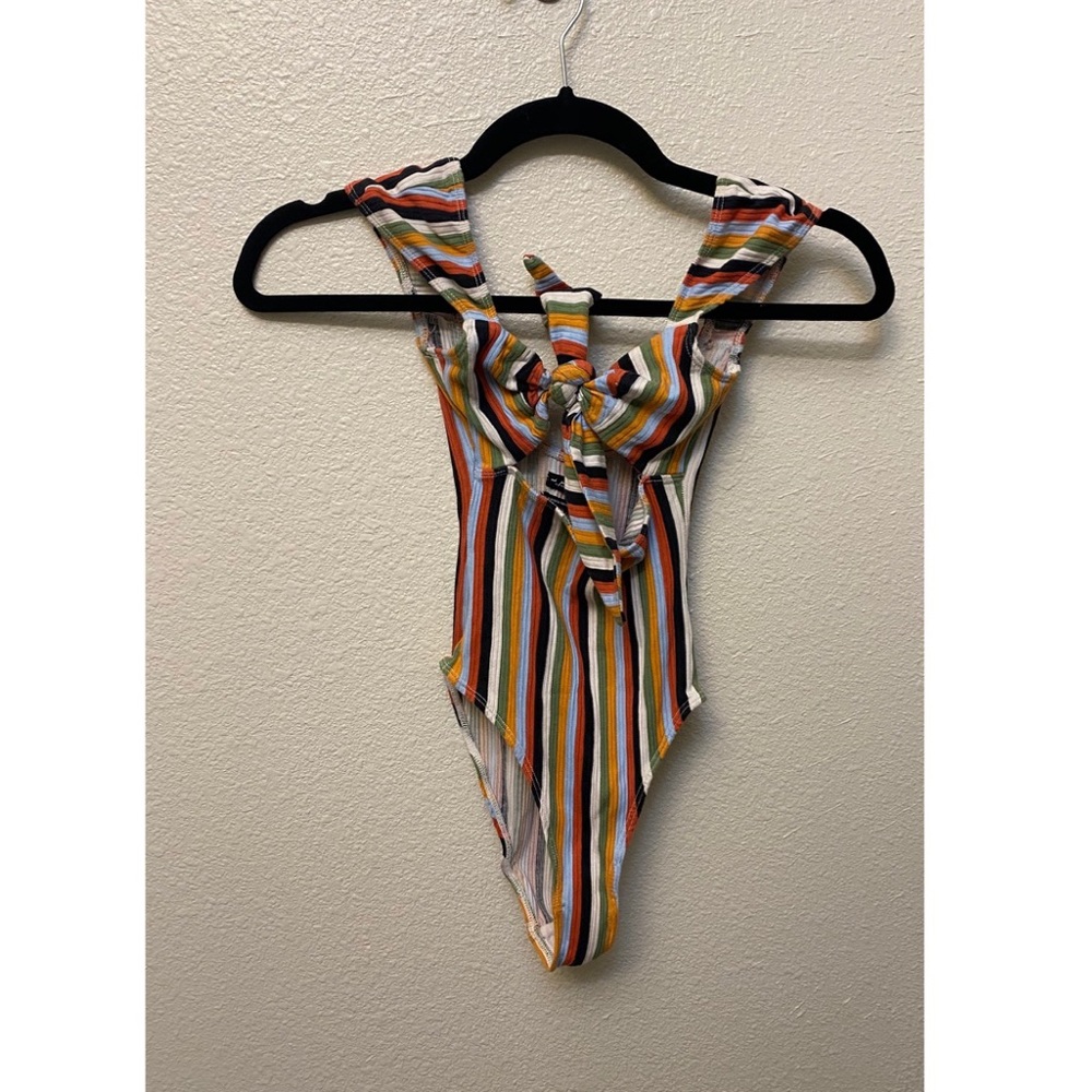 Urban Outfitters striped bodysuit